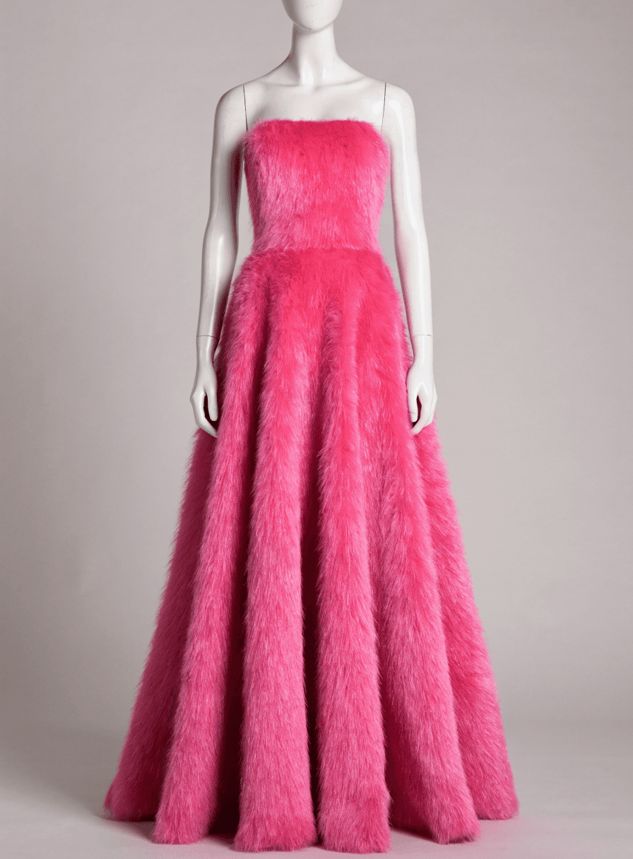 Vestido Pink Zibeline Glow Tomara que Caia Corselet